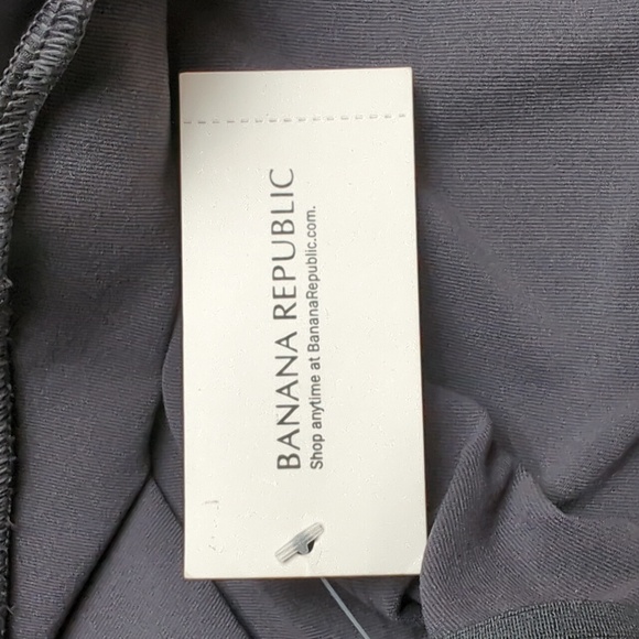 Banana Republic Dark Grey Camisole Stretch Nylon Adjustable Straps Size Large - Picture 9 of 9